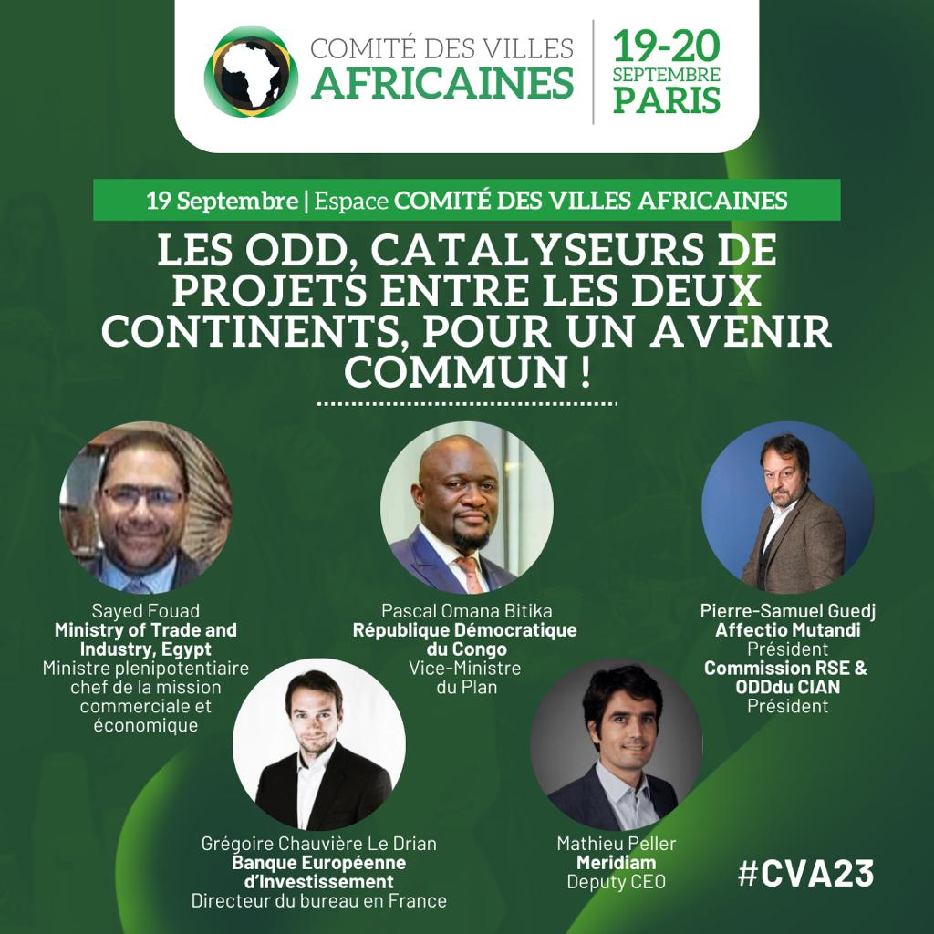 Conférence : Les ODD, catalyseurs de projets entre les 2 continents, pour un avenir commun, le 19 septembre, Innopolis Expo Paris