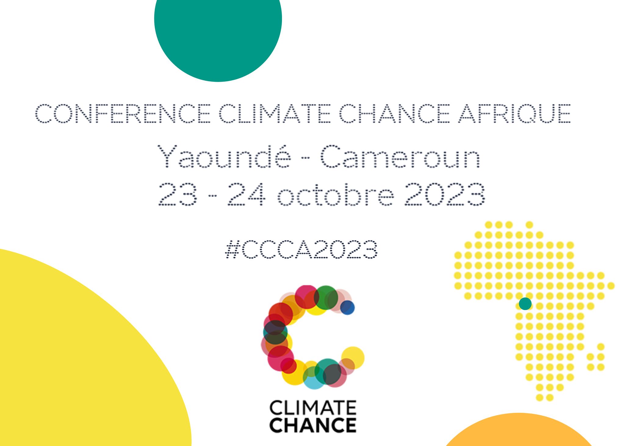 Conférence Climate Chance Afrique 2023 les 23 et 24 octobre à Yaoundé