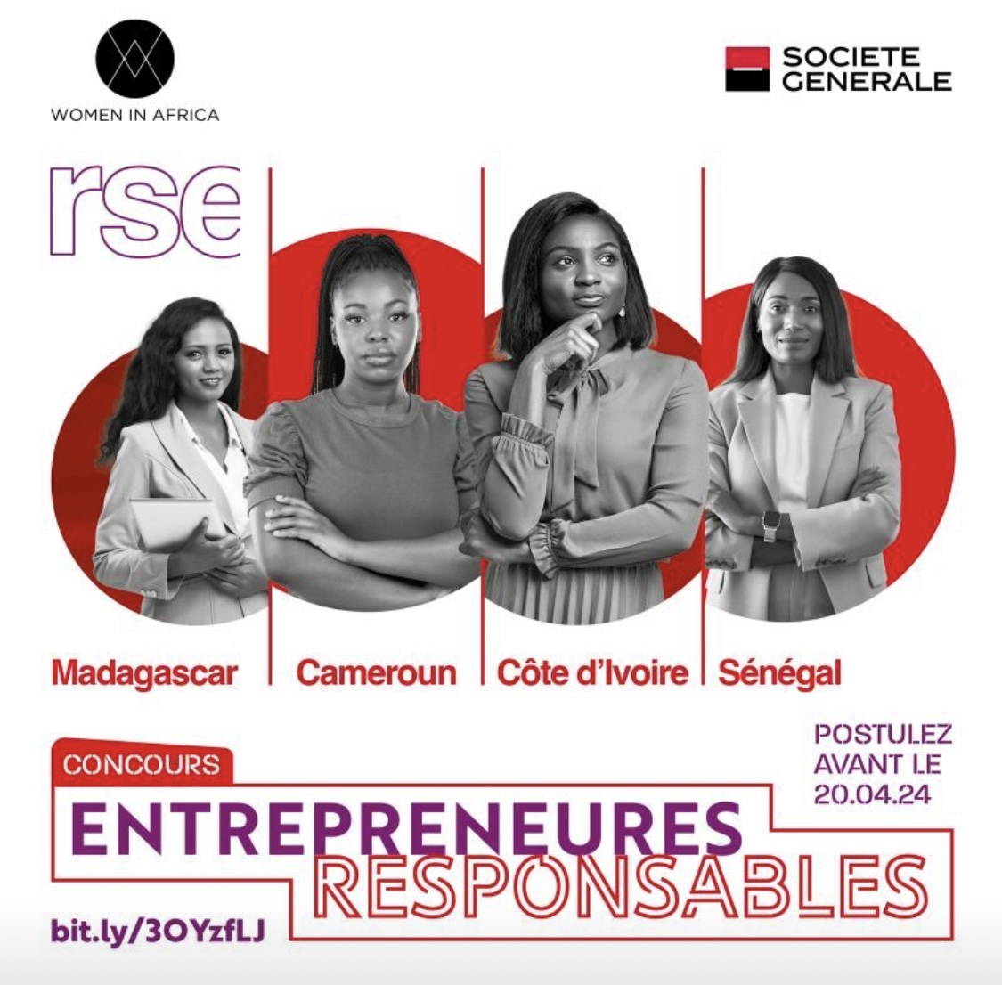 Lancement du Concours Entrepreneures Responsables Afrique – Société Générale et Women In Africa