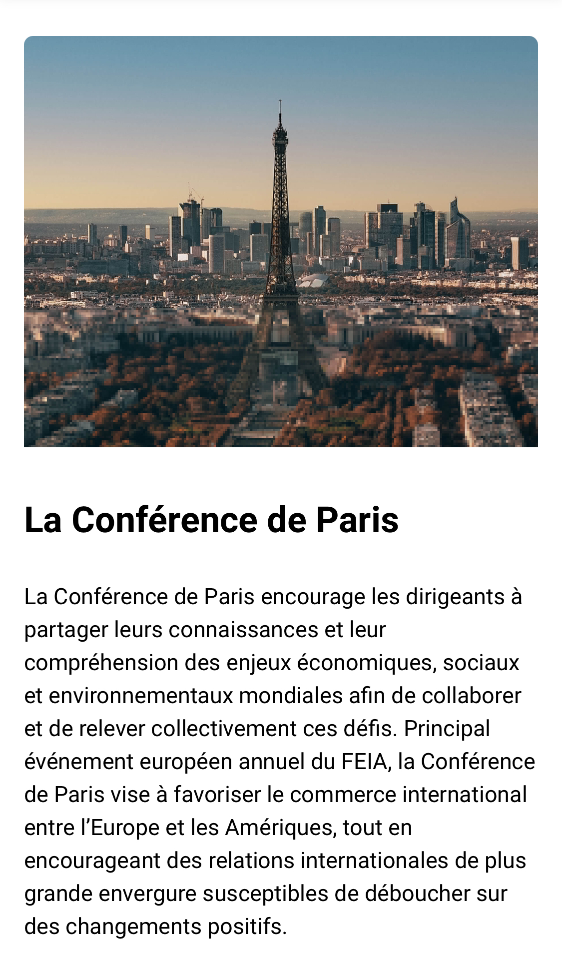 8e édition﻿ de la Conférence de Paris sur le thème : Faire face à l’inconnu, les 16 et 17 décembre 2024