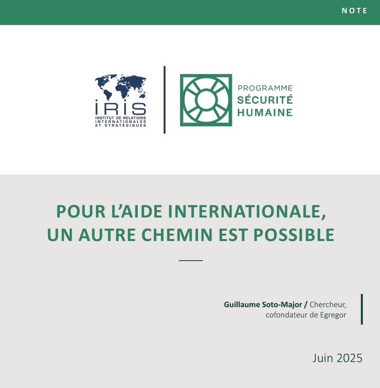 Pour l’aide internationale, un autre chemin est possible, par Guillaume Soto-Mayor, Chercheur, cofondateur d’Egregor, avec la collaboration de Yacine Dieng Diop