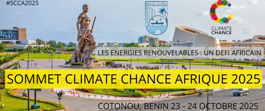 Cotonou accueille le Sommet Climate Chance Afrique 2025 sur les énergies renouvelables