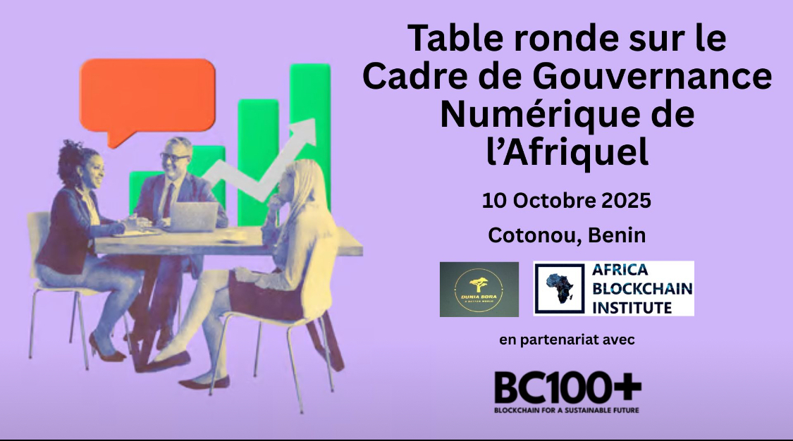 Table ronde sur le Cadre de Gouvernance Numérique de l’Afrique le 10 octobre