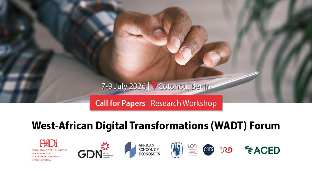 Appel à contributions – Forum sur les Transformations Numériques en Afrique de l’Ouest Appel à contributions – Forum sur les Transformations Numériques en Afrique de l’Ouest