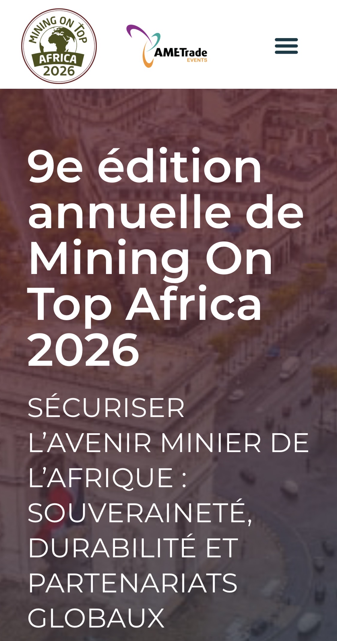 Mining On Top Africa 2026 (7&8 juillet à Paris) : vers une souveraineté minière africaine à l’épreuve de la transition énergétique