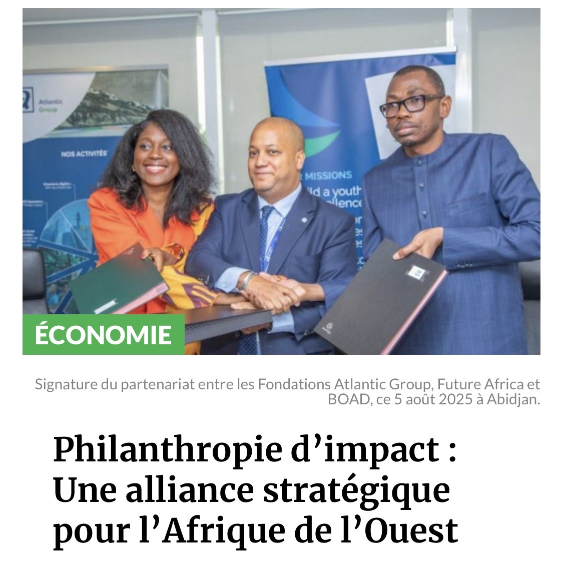 Trois Fondations unissent leurs forces pour transformer la philanthropie en Afrique de l&rsquo;Ouest