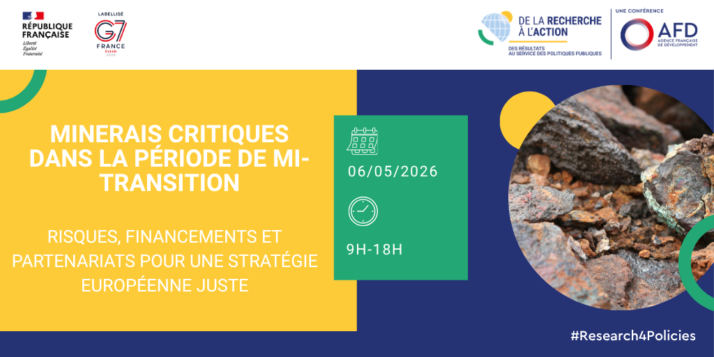 Conférence AFD | Minerais critiques dans la période de la mi-transition – 6 mai 2026