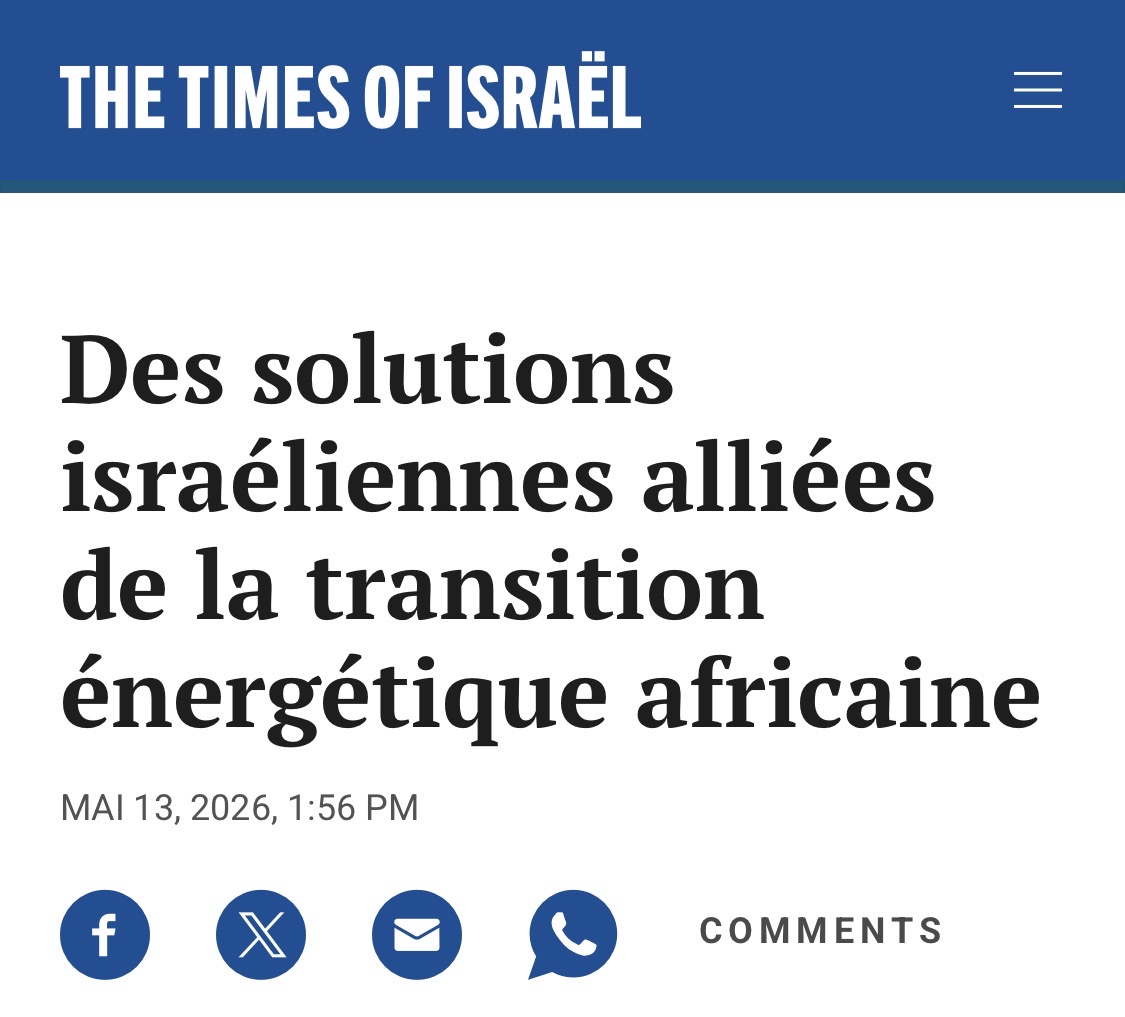 Les solutions renouvelables israéliennes, alliées de la transition énergétique africaine – The Times of Israël Les solutions renouvelables israéliennes, alliées de la transition énergétique africaine – The Times of Israël