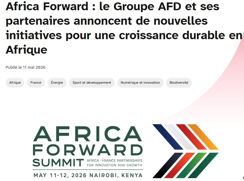 Africa Forward : le Groupe AFD et ses partenaires annoncent de nouvelles initiatives pour une croissance durable en Afrique