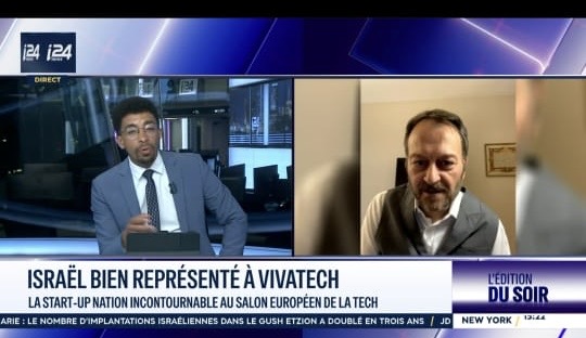 Les solutions israéliennes à impact notamment pour l&rsquo;Afrique sur I24 News à l&rsquo;occasion de VivaTech 2026
