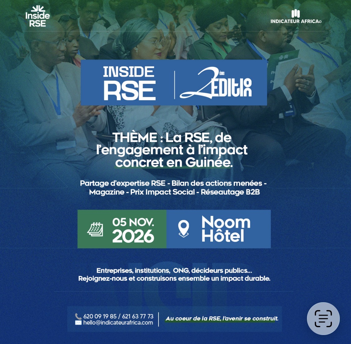Conakry accueille la 2ᵉ édition de l’initiative INSIDE RSE le 5 novembre 2026