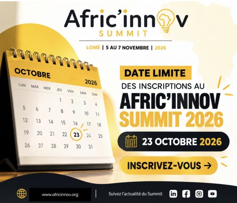 Afric Afric'Innov Summit, à Lomé, du 5 au 7 novembre - AFRICA MUTANDI