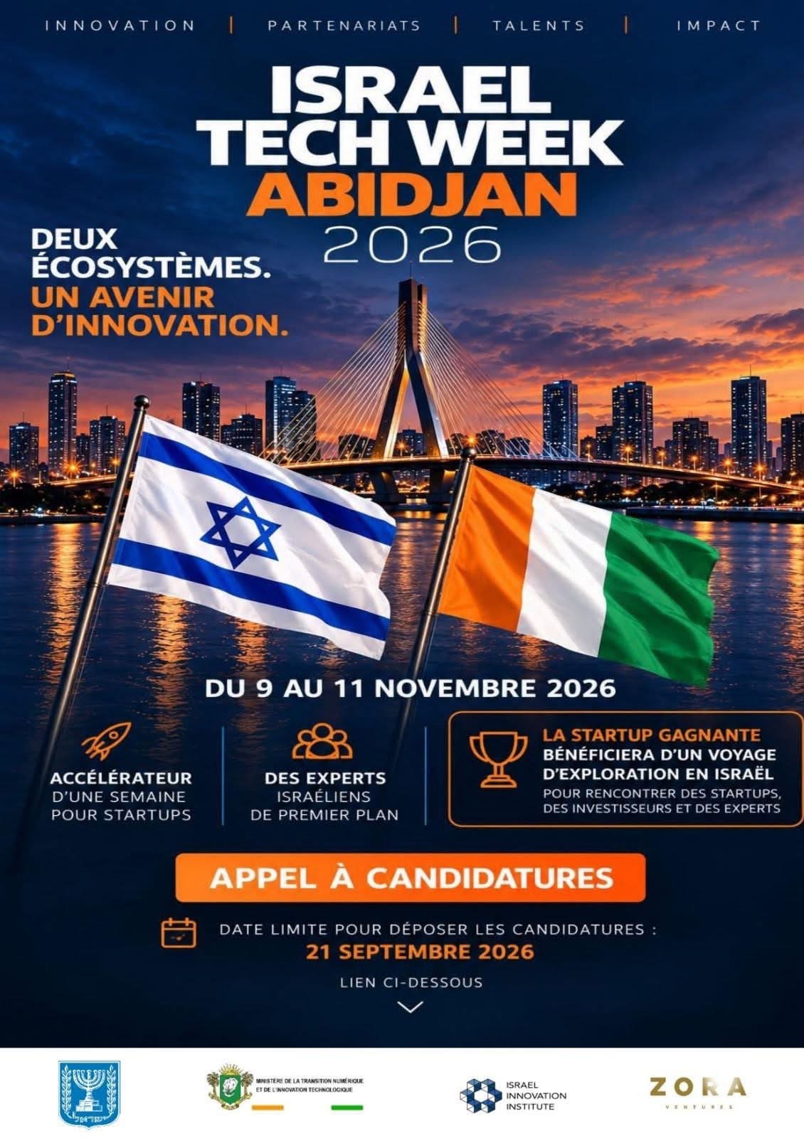 Israël Tech Week Abidjan — 2ᵉ édition. C&rsquo;est déjà le retour de cette initiative unique !