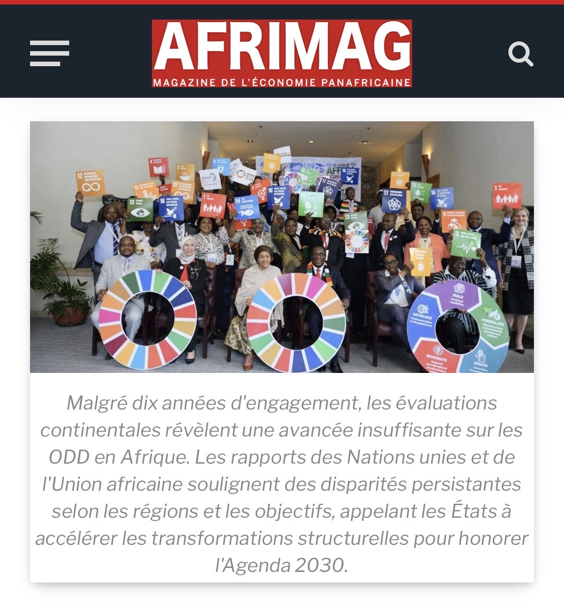 « ODD en Afrique : le temps n’est plus au diagnostic, mais à l’exécution », par Pierre-Samuel Guedj
