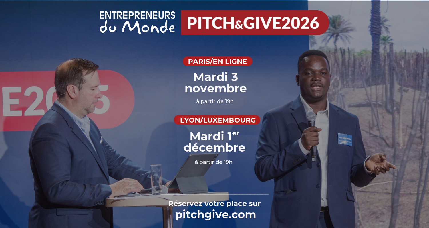 Pitch&Give 2026 : faire grandir des projets à fort impact ! – Entrepreneurs du Monde